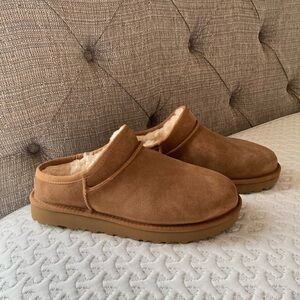 Cozy Brown Suede Slippers